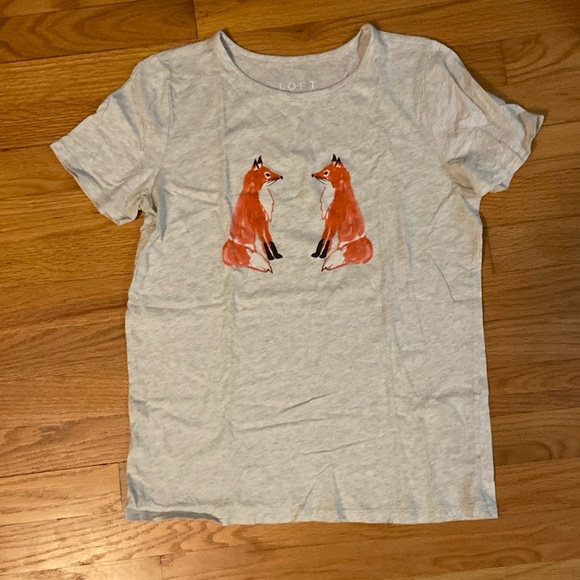Fox t-shirt from LOFT - Picture 1 of 5